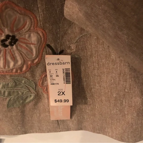 Dress Barn Woman Blazer plus size 2X - Picture 7 of 11